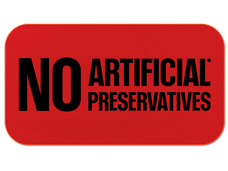 No artificial preservatives